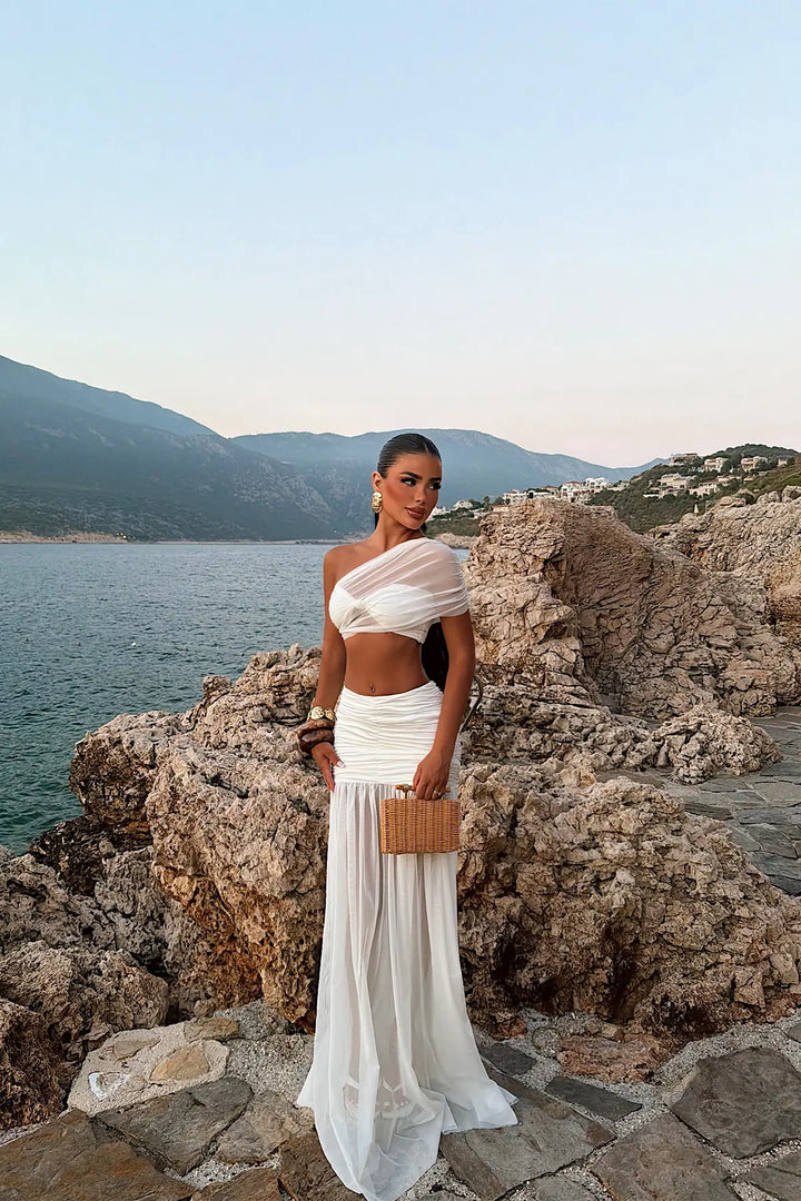 EYY Women White Lace Detail Set - Stockton-on-Tees