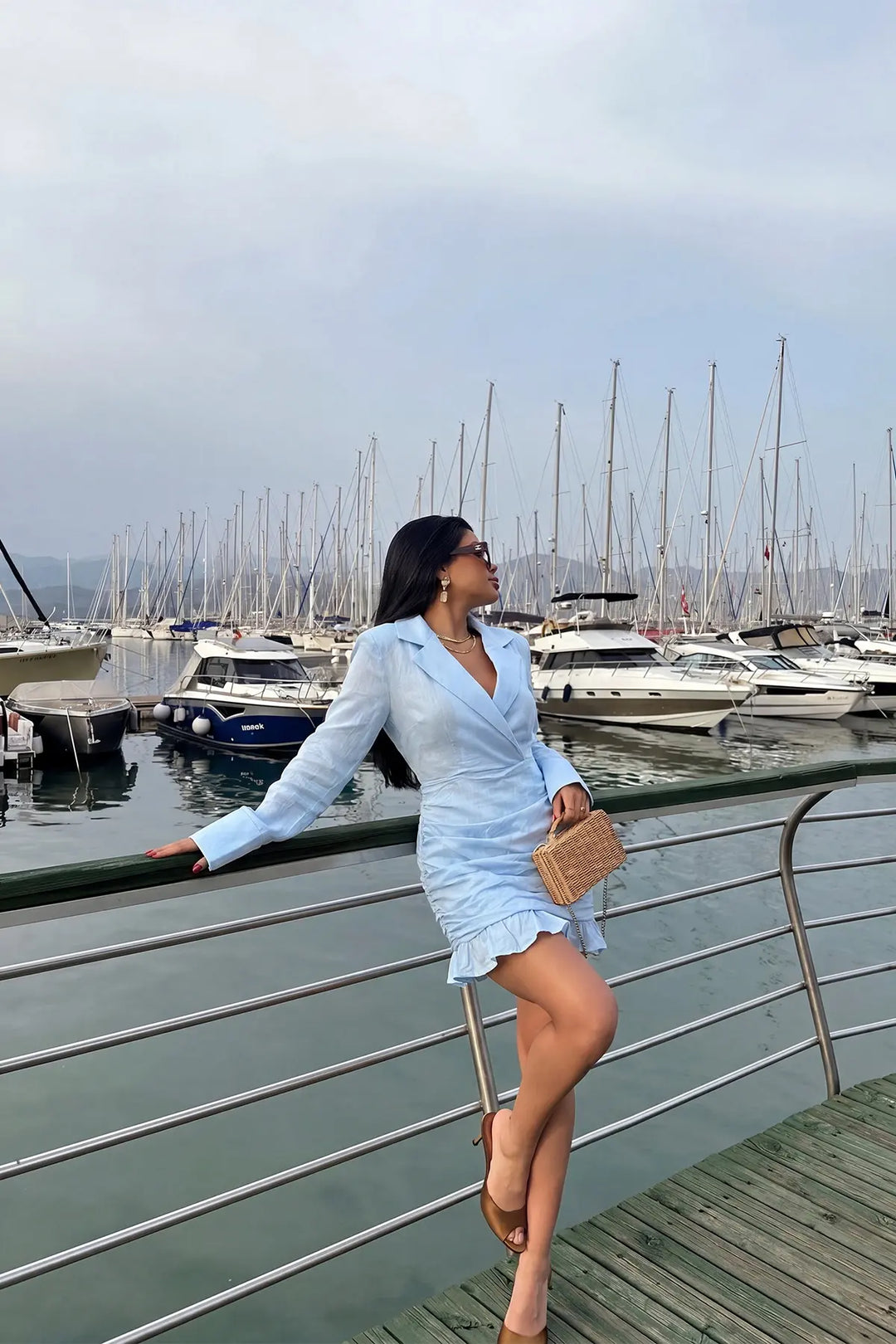 EYY Women Blue Tahlia Dress - Tres Valles