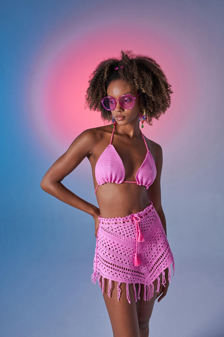 HLLY Women Chacha Knitwear Set Pink - Bad Vilbel