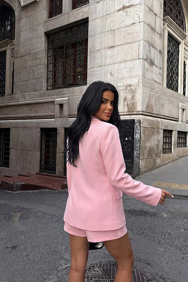 EYY Women Pink Shorts Set - Friedrichshafen