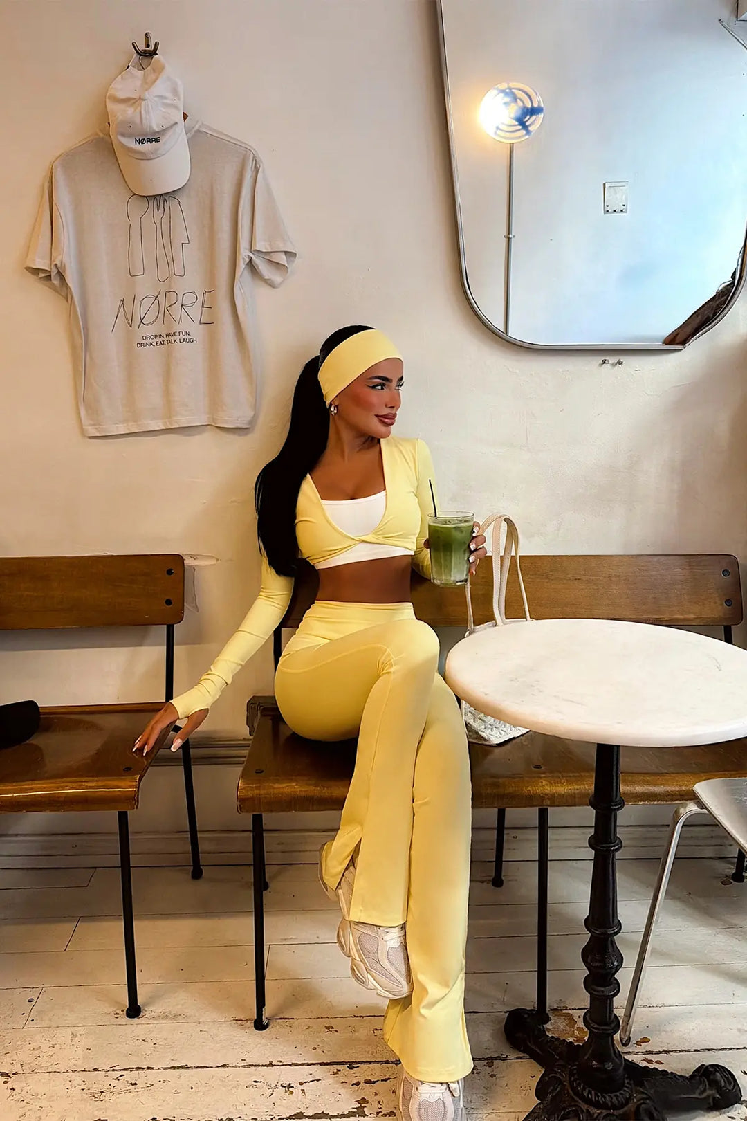 EYY Women Yellow 3-Piece Trouser Suit - Compiègne