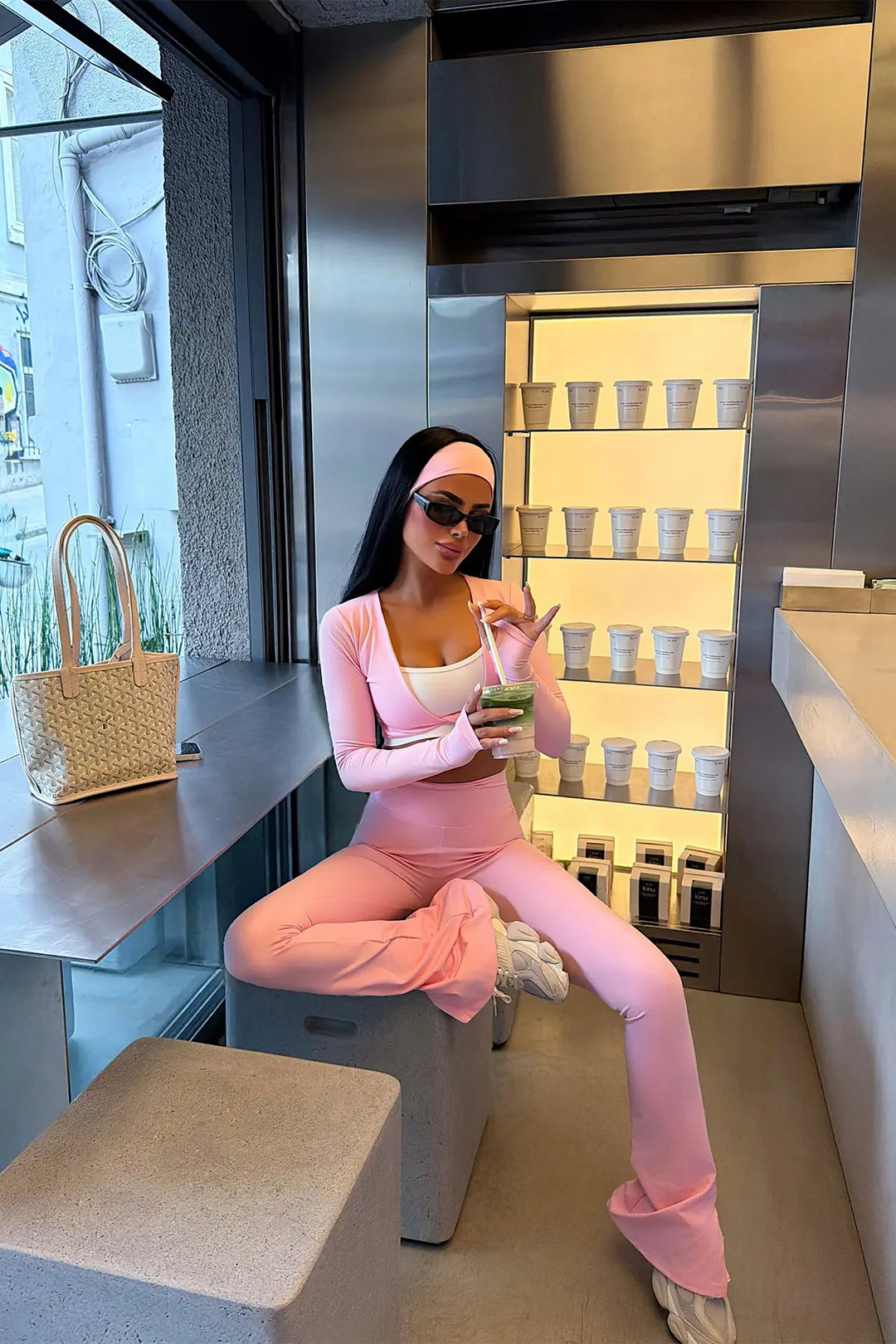 EYY Women Pink 3-Piece Pants Set - Nueva Rosita