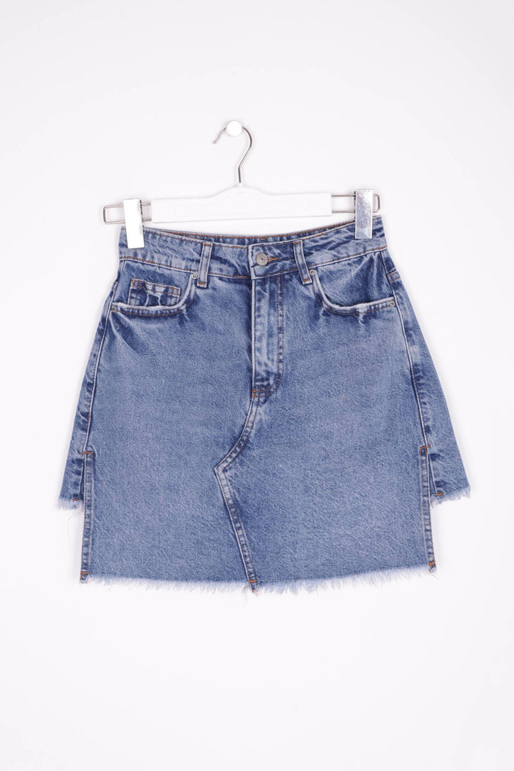 XLJ Denim Short with Heart Shaped Pocket Mixed - Roanoke