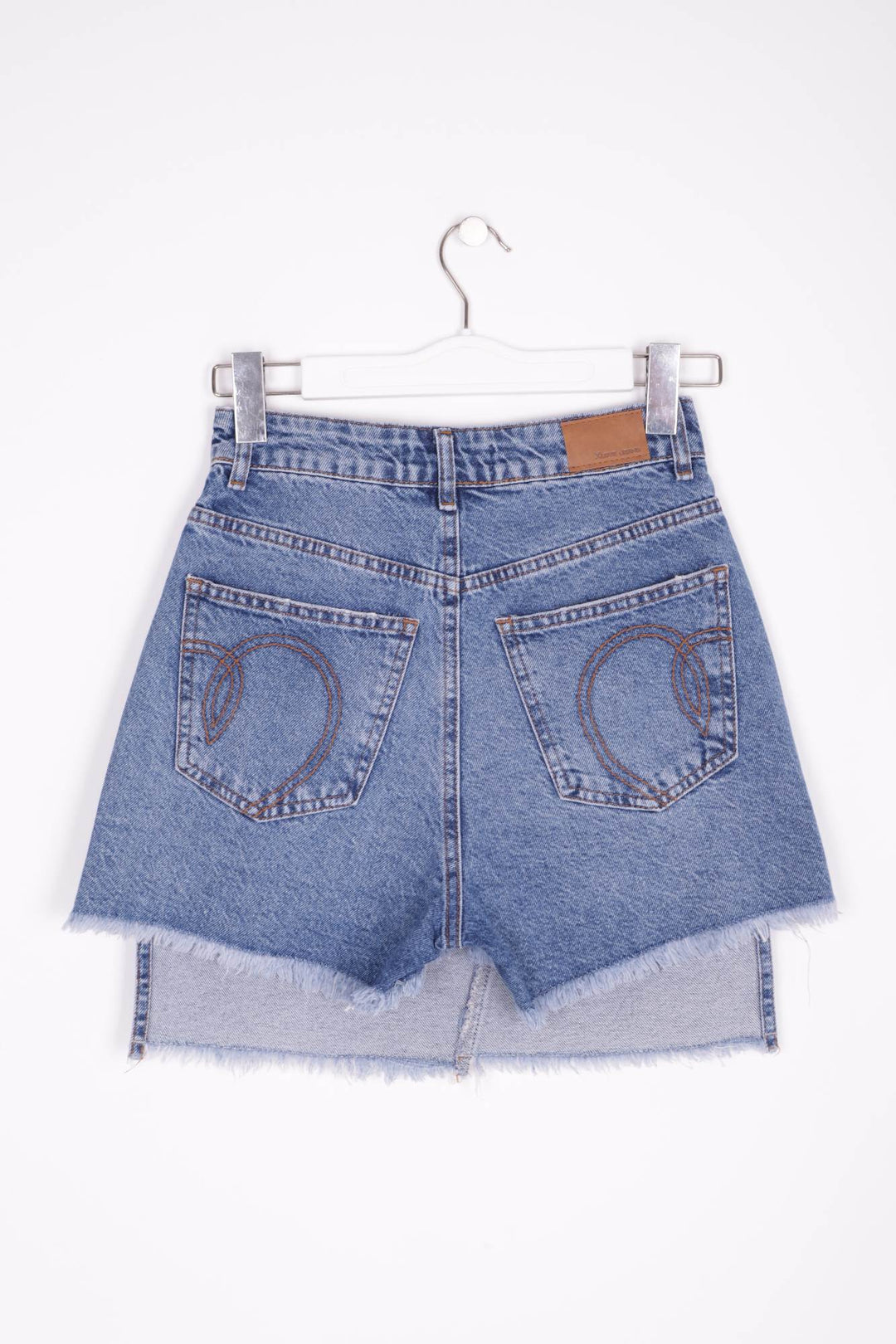 XLJ Denim Short with Heart Shaped Pocket Mixed - Roanoke
