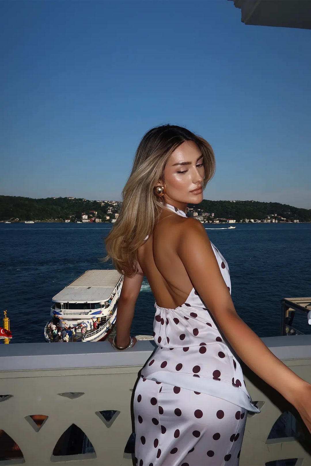 EYY Women Cream Polka Dot Set - Lüdenscheid