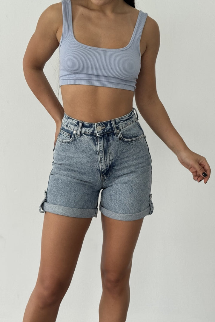 XLJ Double Folded Bottom Denim Short Mixed - Rastatt