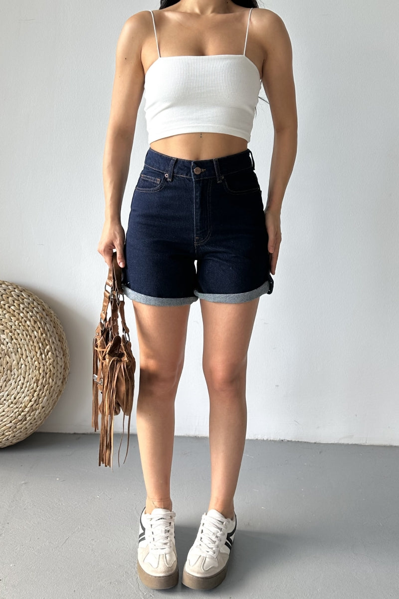 XLJ Double Folded Bottom Denim Short Mixed - Bad Homburg