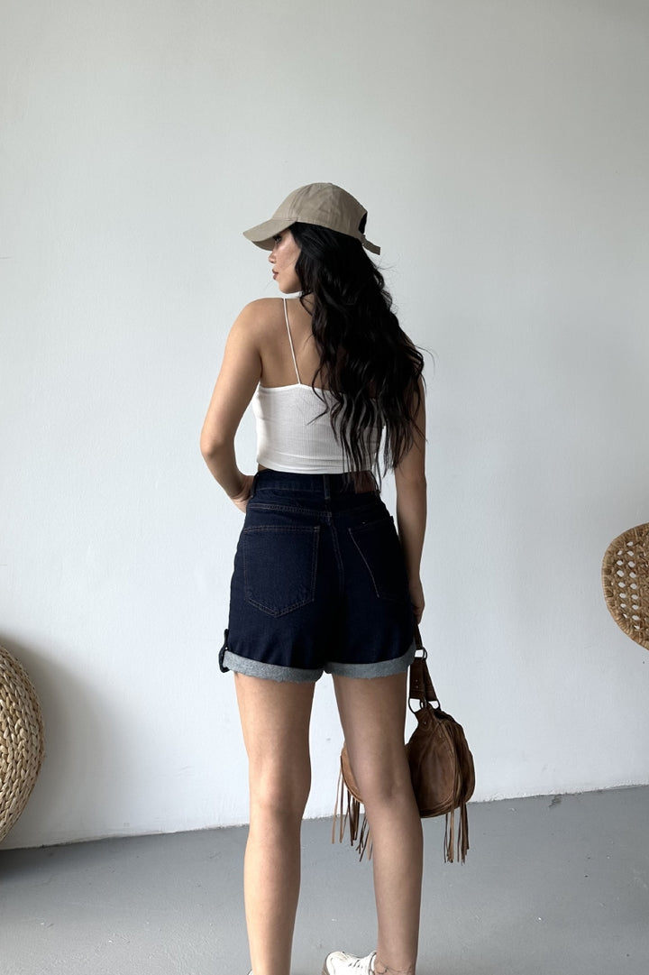 XLJ Double Folded Bottom Denim Short Mixed - Bad Homburg