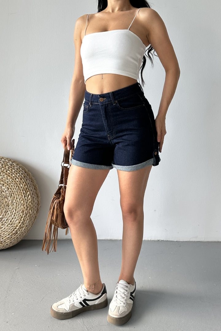 XLJ Double Folded Bottom Denim Short Mixed - Bad Homburg