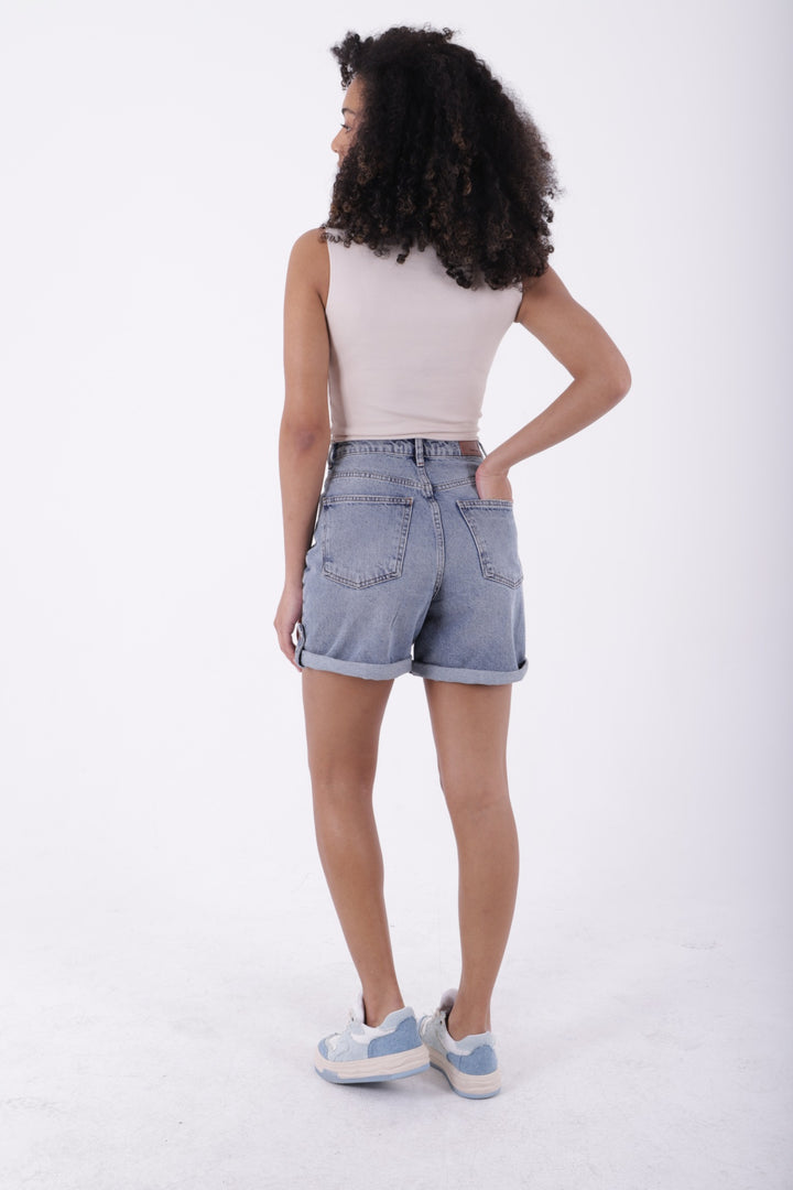 XLJ Double Folded Bottom Denim Short Mixed - Río Grande
