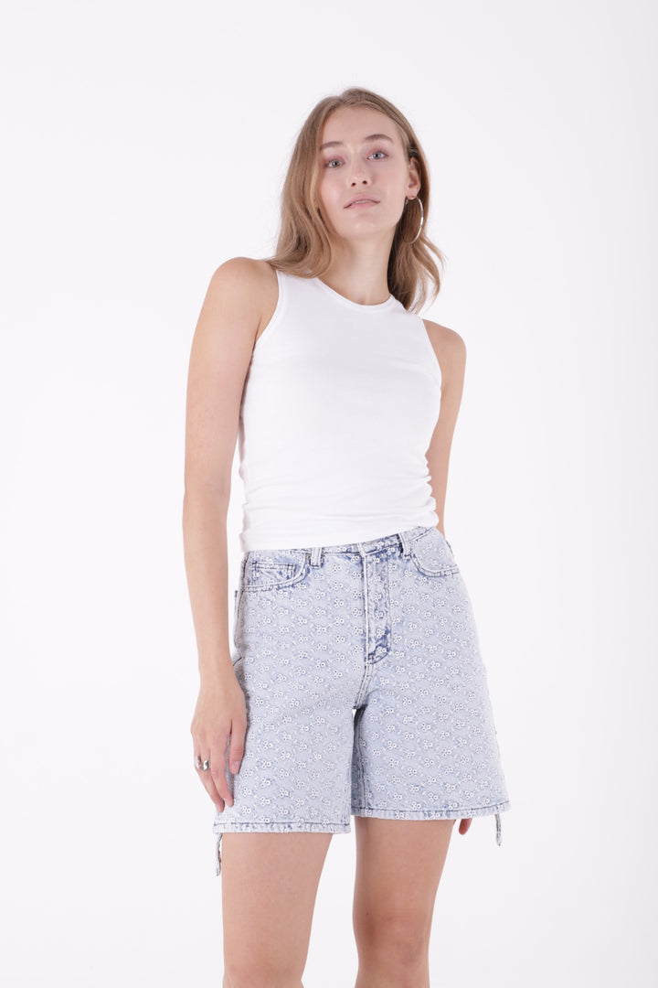 XLJ Double Folded Bottom Denim Short Mixed - Moncada