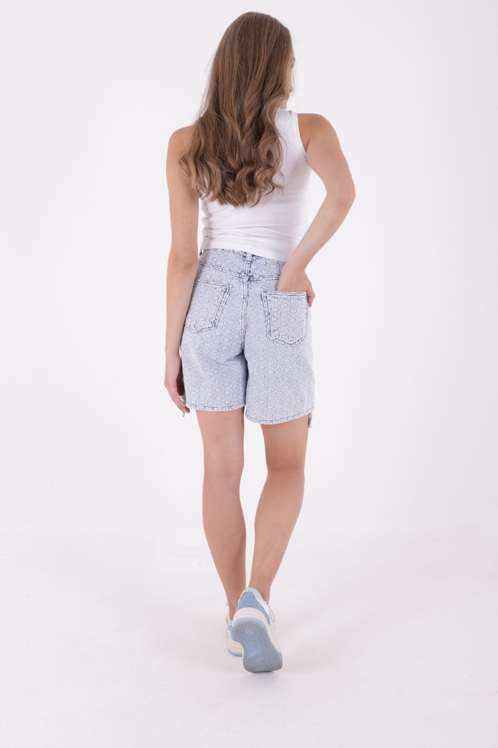 XLJ Double Folded Bottom Denim Short Mixed - Moncada