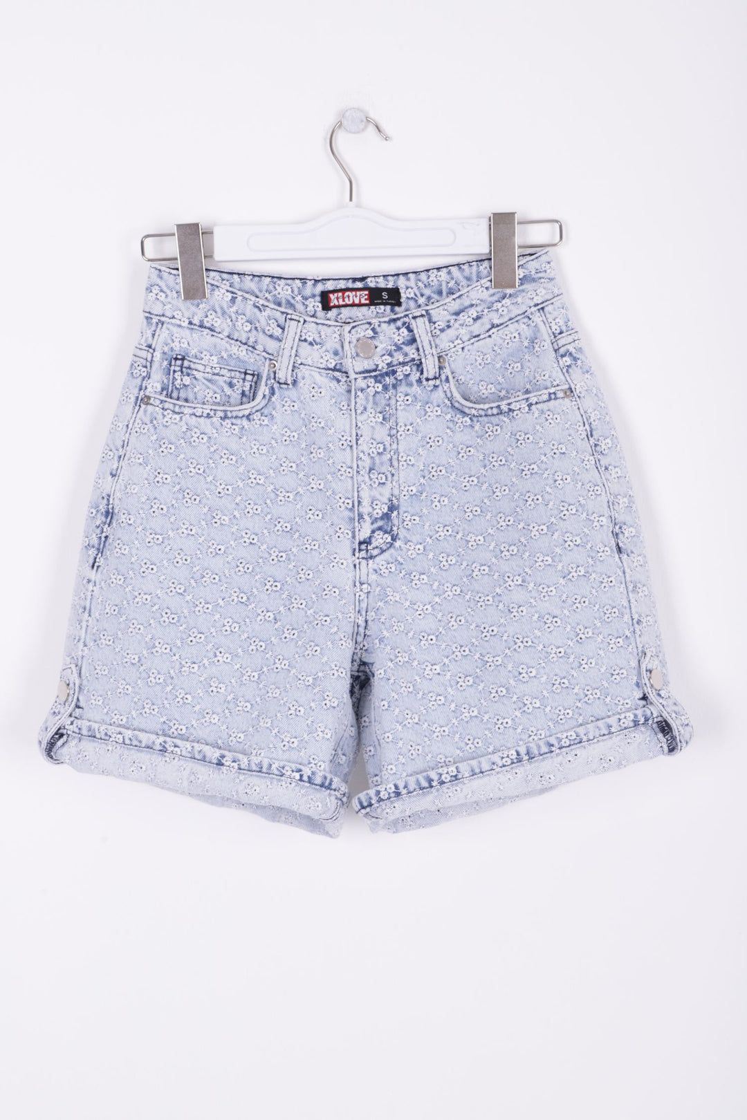 XLJ Double Folded Bottom Denim Short Mixed - Moncada