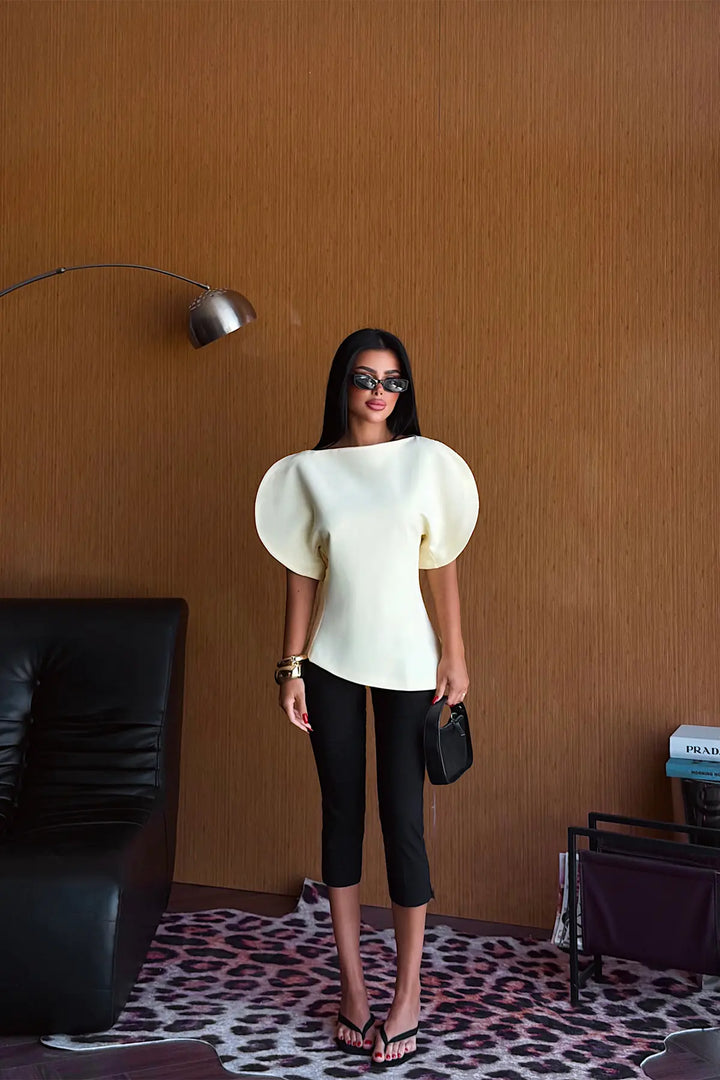 EYY Women Yellow Basic Blouse - Buzău