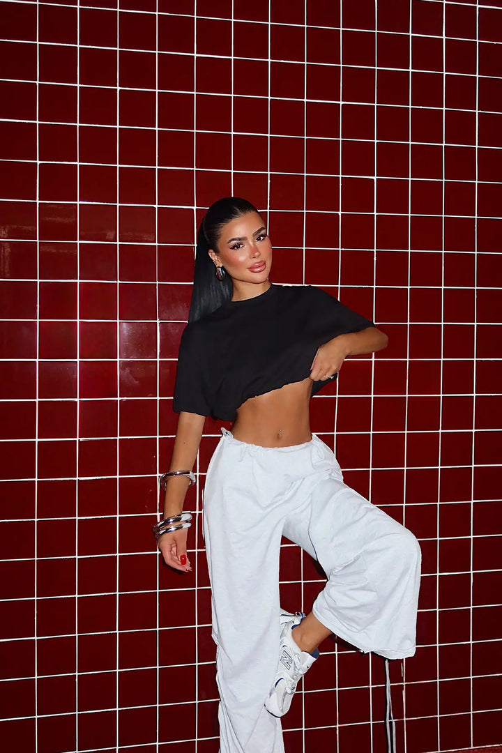 EYY Women Black Basic Crop Top - Melchor Ocampo