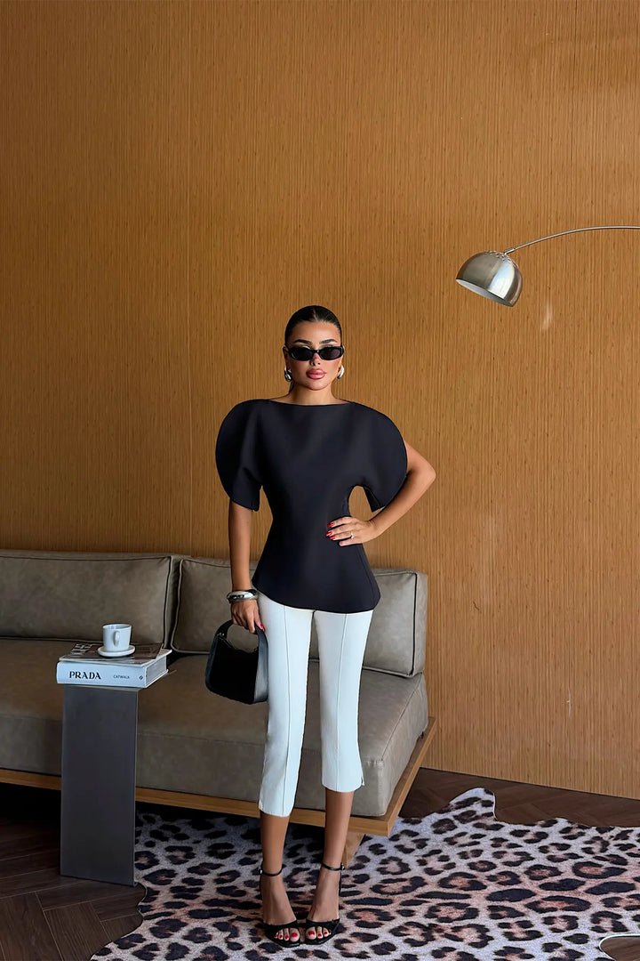 EYY Women Black Basic Blouse - Newton