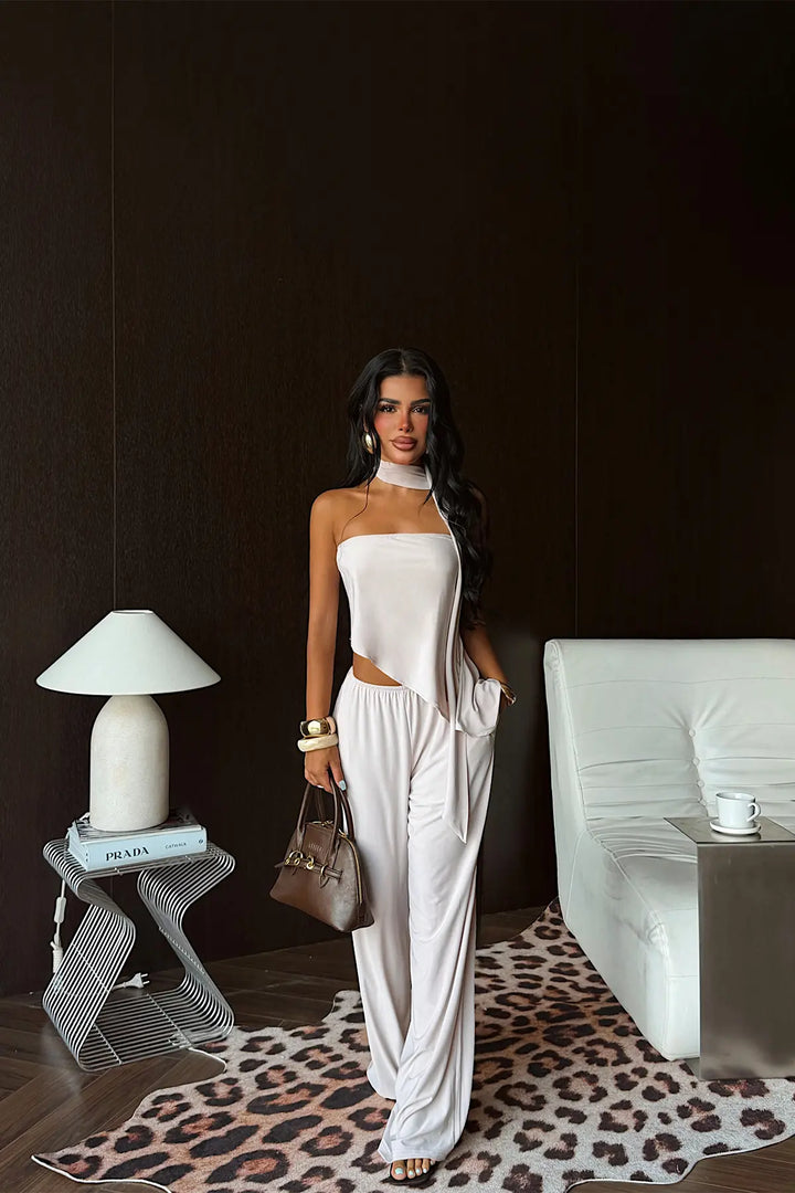 EYY Women Beige Trouser Suit - Cedar Falls