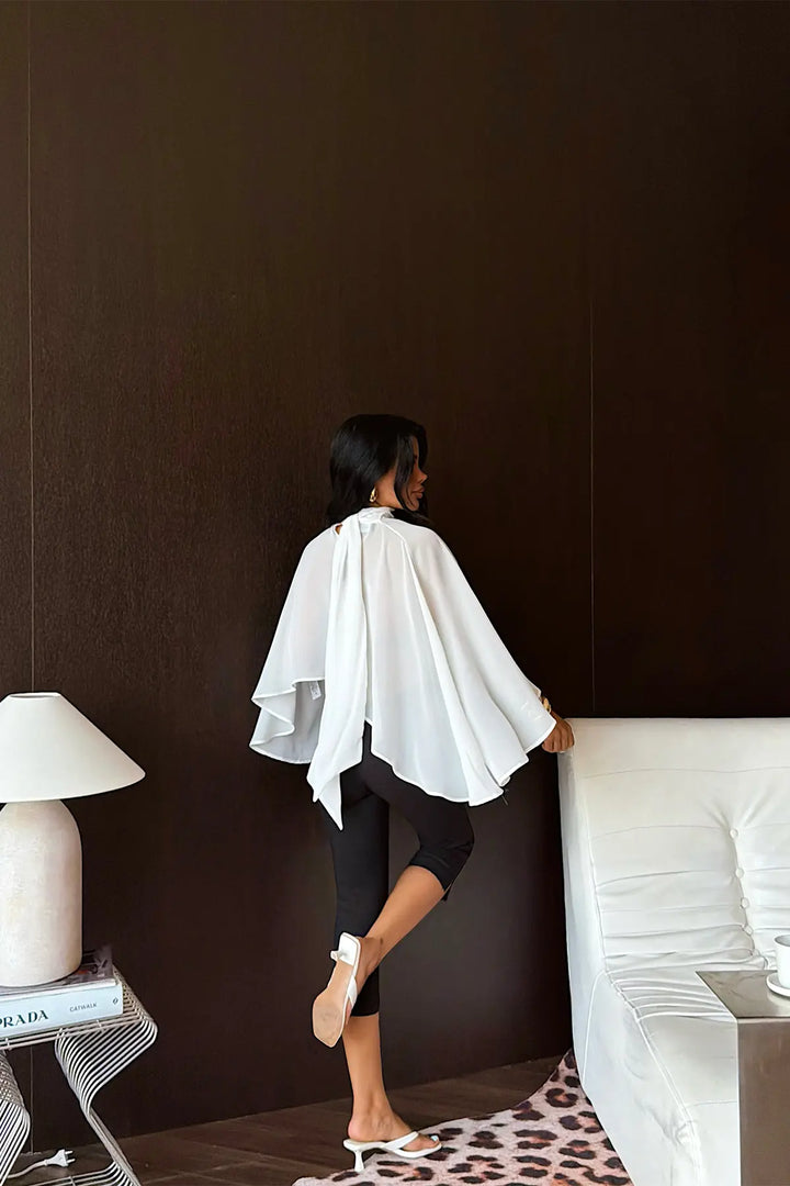 EYY Women White Transparent Blouse - Cagnes-sur-Mer