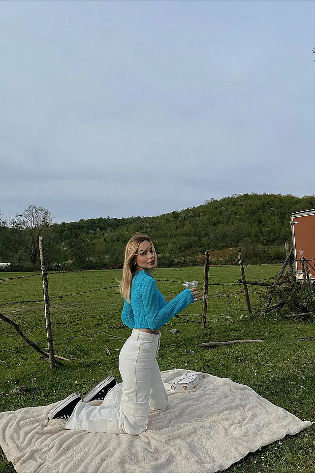 EYY Women White Cargo Pocket Jeans - Seregno