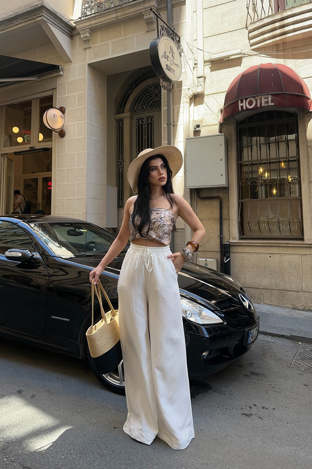 XLJ Elasticated Palazzo Trousers - Morristown