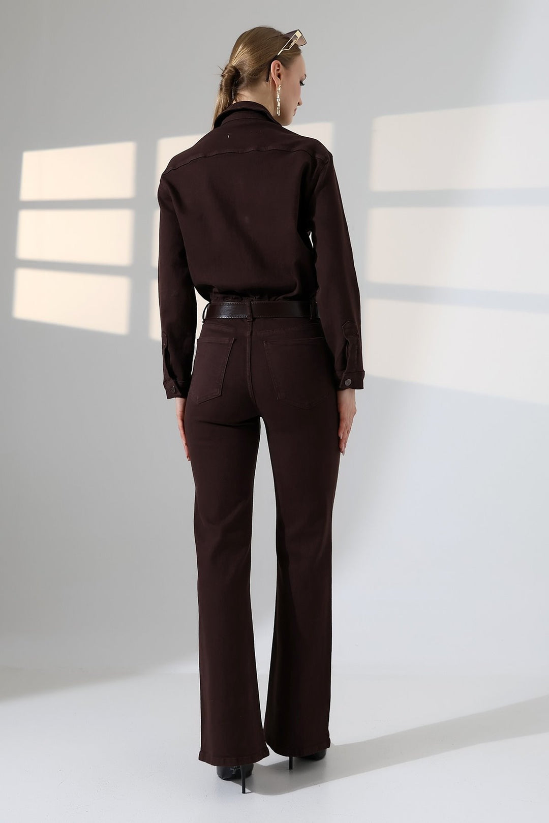 XLJ Classic Denim Jumpsuit with Elasticated Waist - Tudela