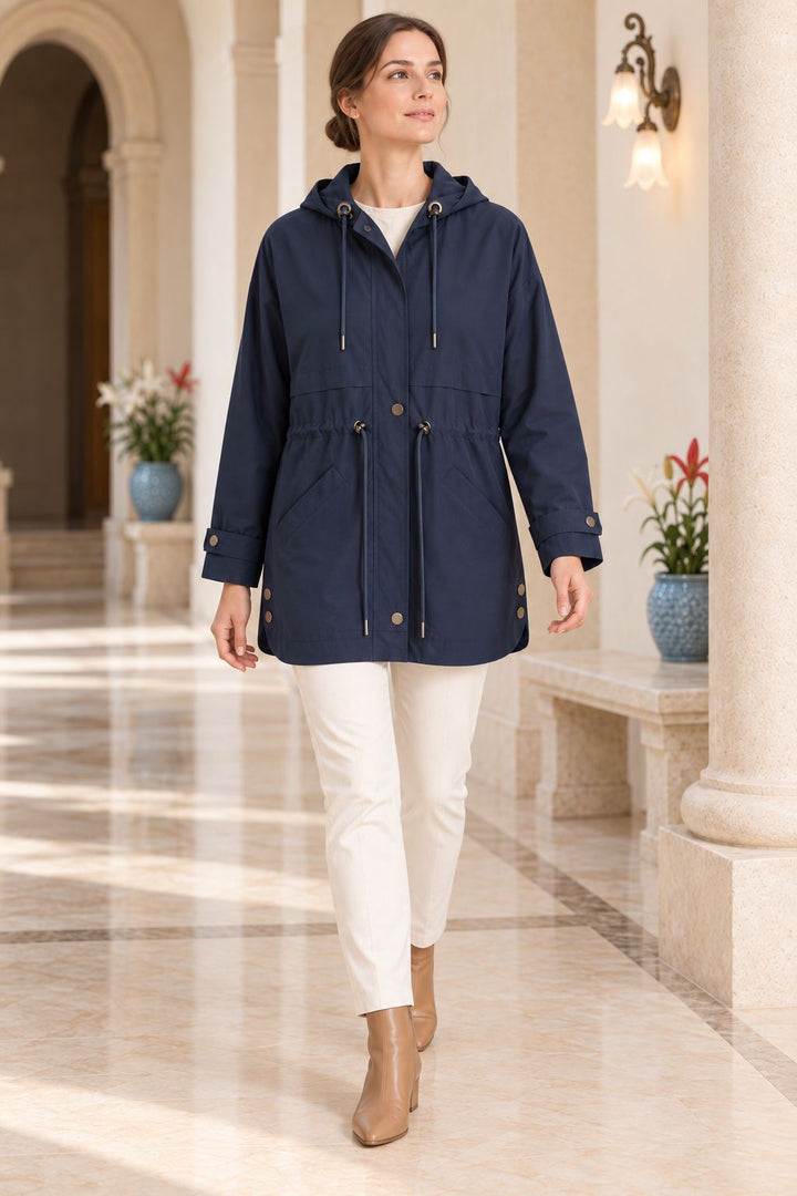 XLJ Drawstring Hooded Raincoat 6302 - Waiblingen