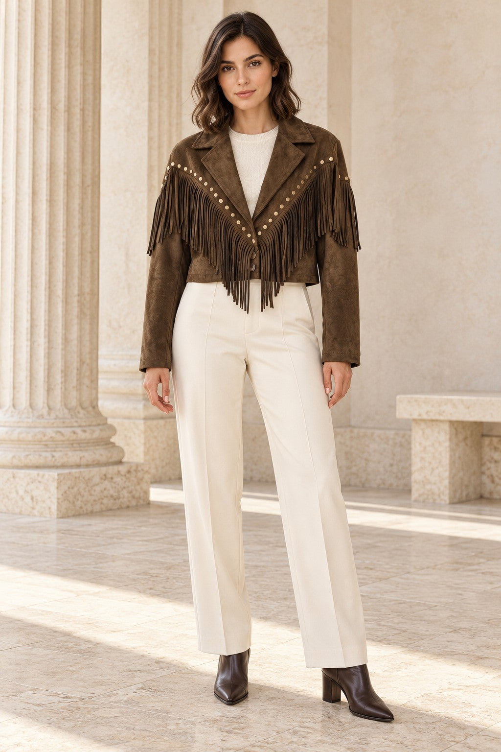 XLJ Short Jacket with Tassel Lining 6381 - Hengelo