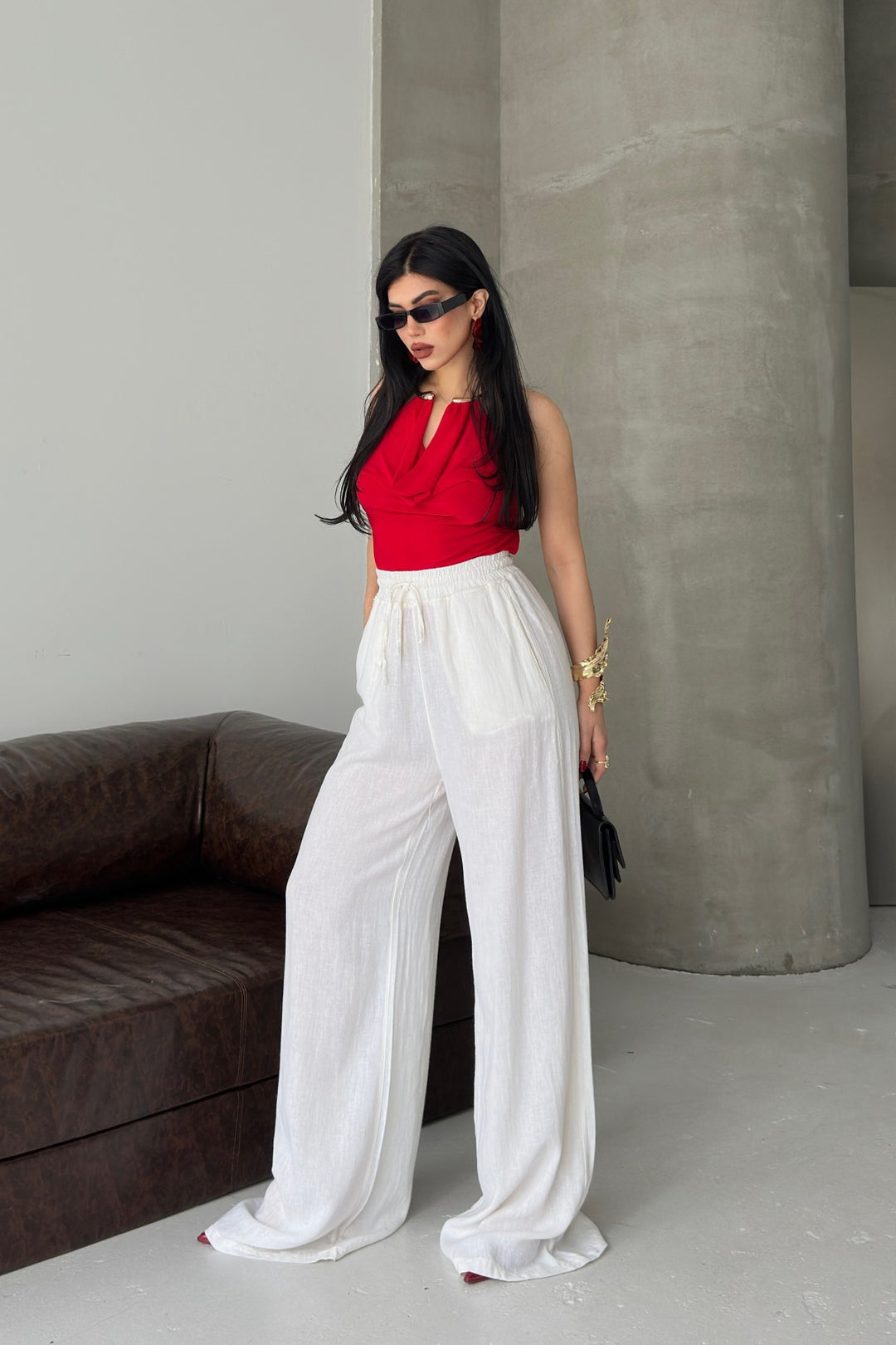 XLJ Elasticated Relaxed Trousers - West Babylon