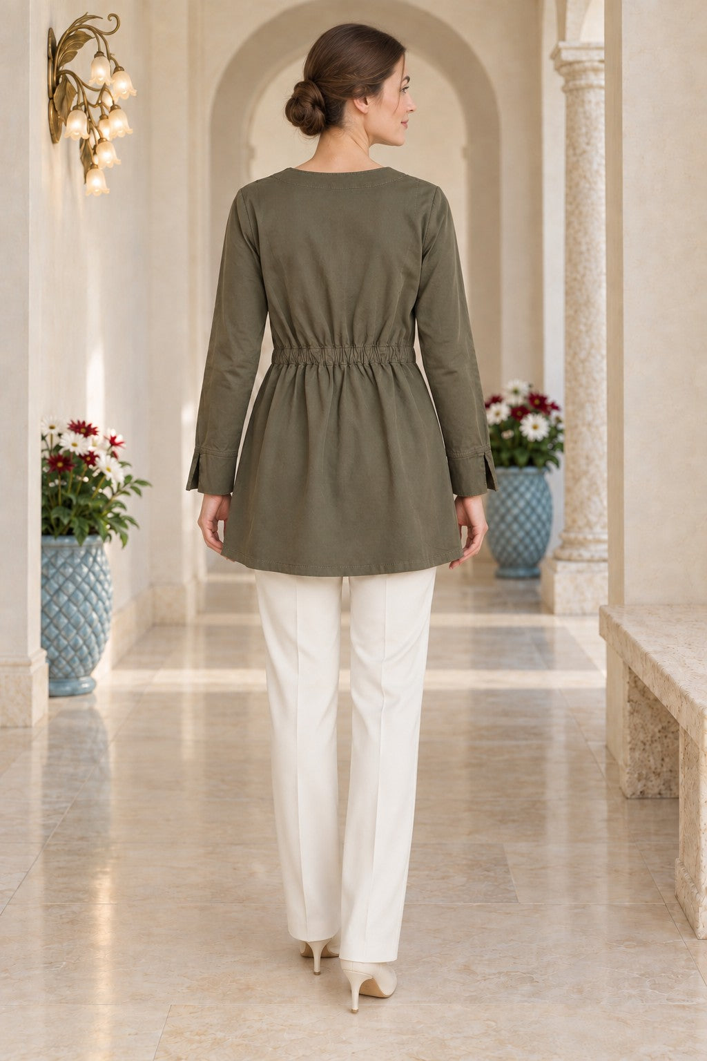 XLJ Medium Size Shirt with Elastic Waistband 6372 - Benalmádena