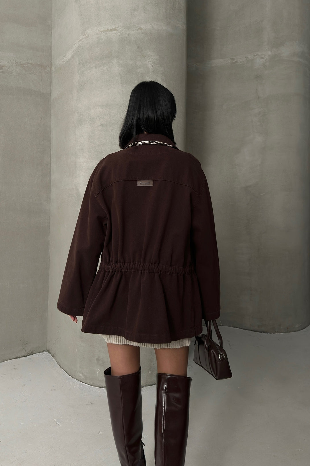 XLJ Denim Jacket with Waist Detail - Côte-Saint-Luc