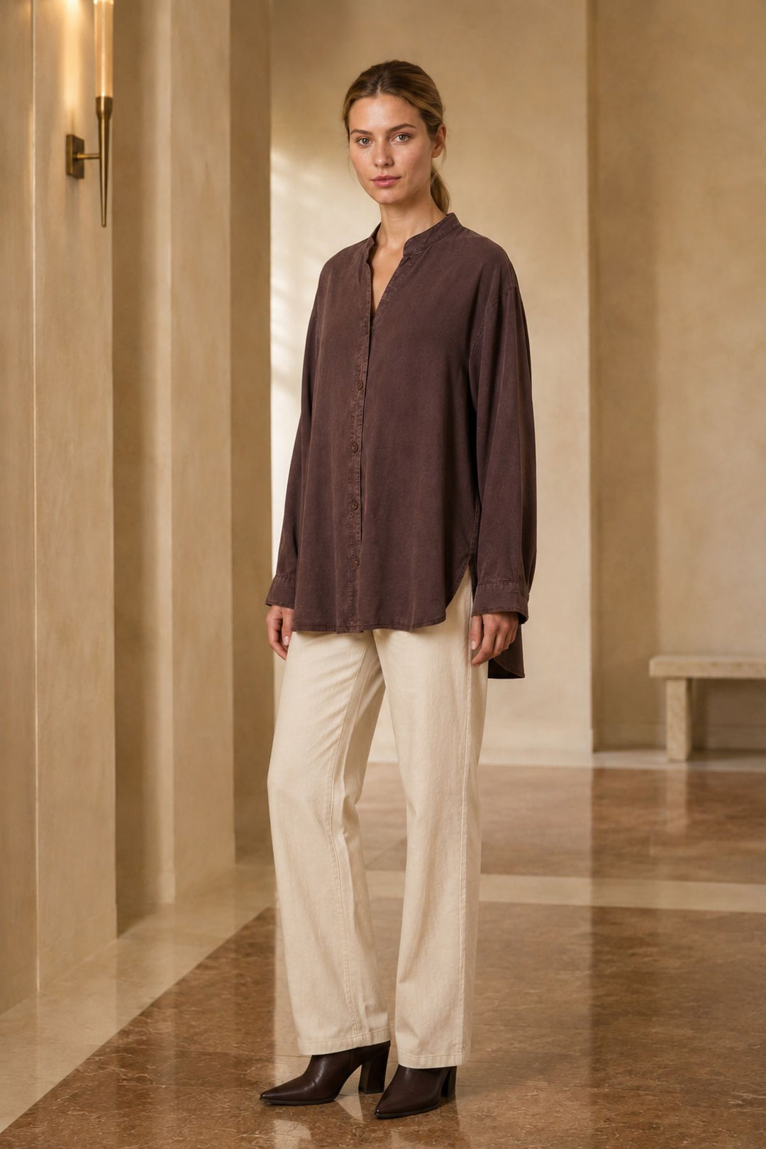 XLJ Long-Sleeved V-Neck Shirt HS641 - Council Bluffs