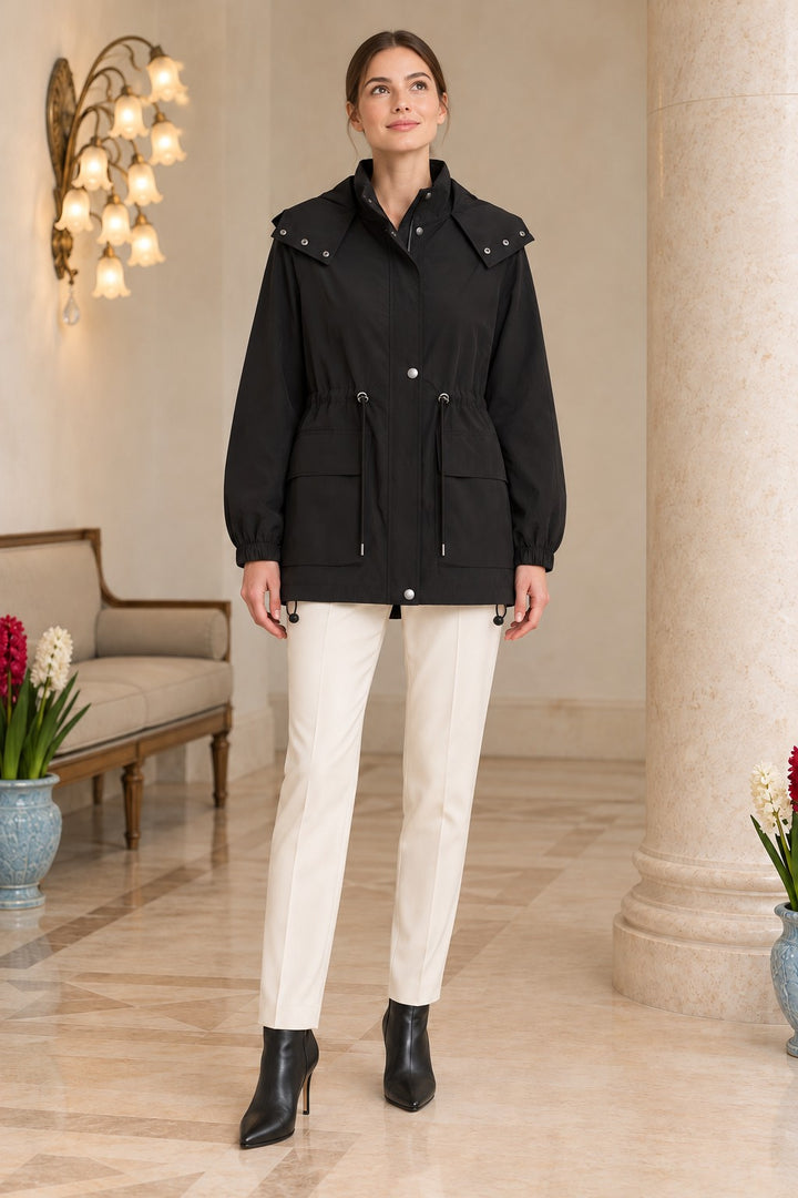 XLJ Drawstring Hooded Raincoat 6319 - Huauchinango
