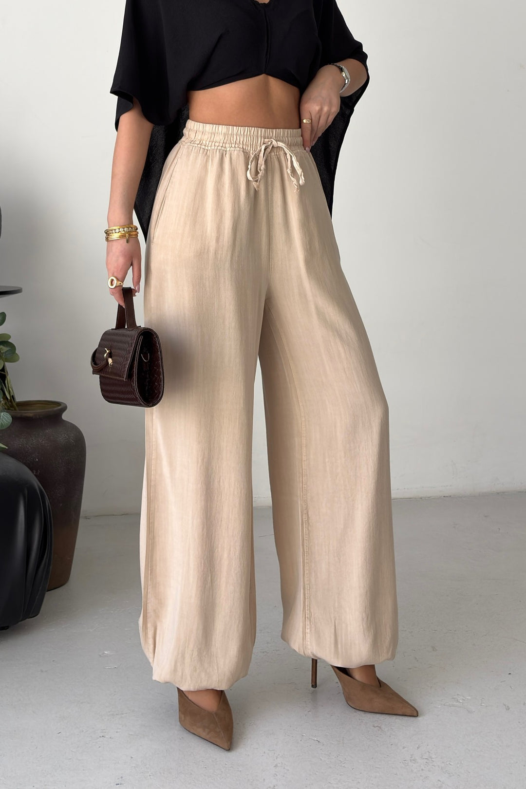 XLJ Trouser with Elasticated Waist and Hem - Brisbane