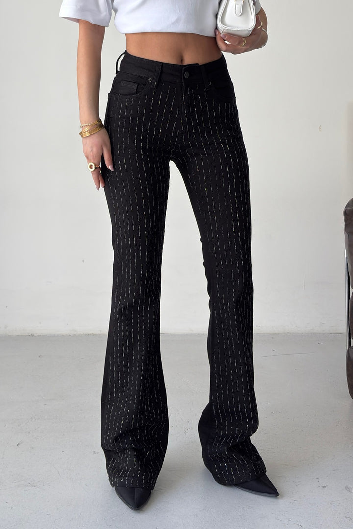 XLJ Flared Jeans with Decorative Pieces - Martina Franca