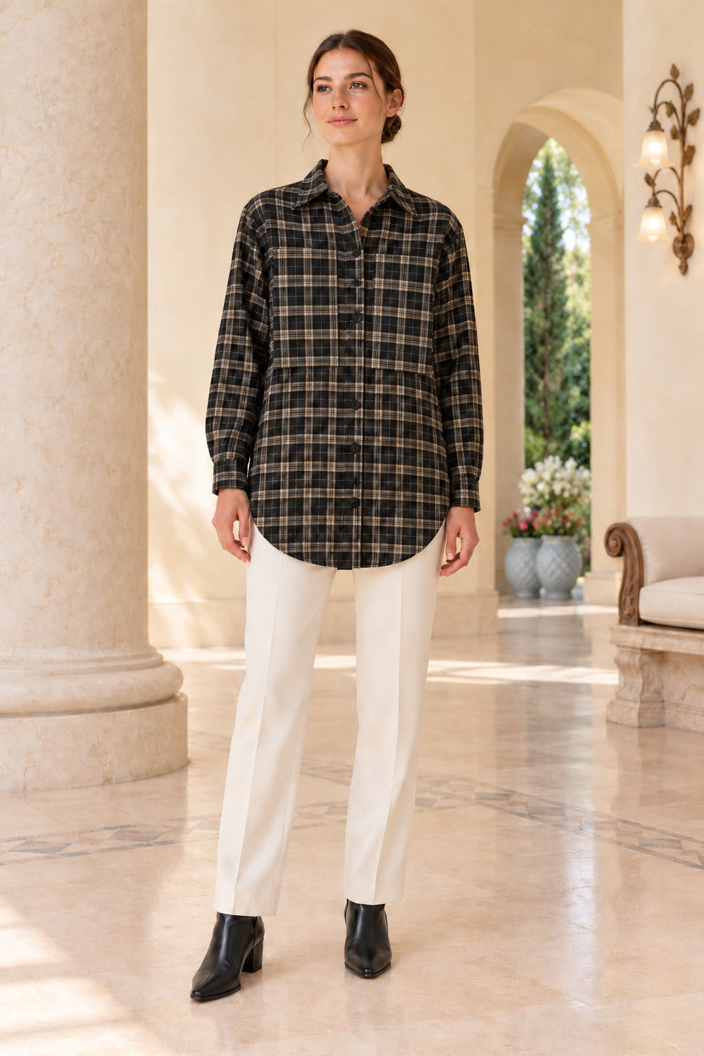 XLJ Plaid Oversize Shirt 6465 - Berchem