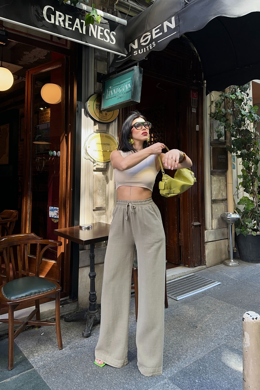 XLJ Elasticated Palazzo Trousers - West Allis