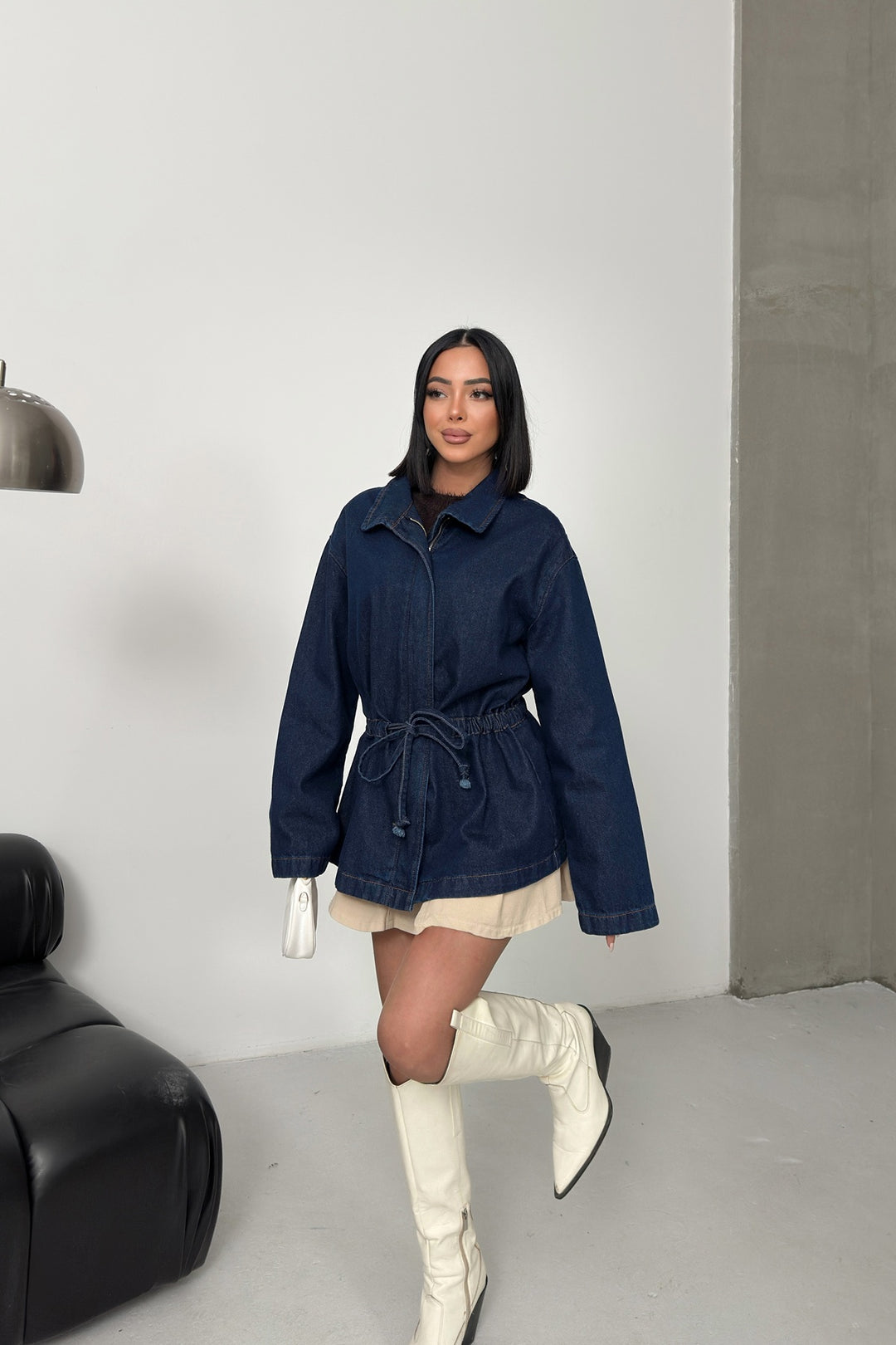 XLJ Denim Jacket with Waist Detail - Cunduacán
