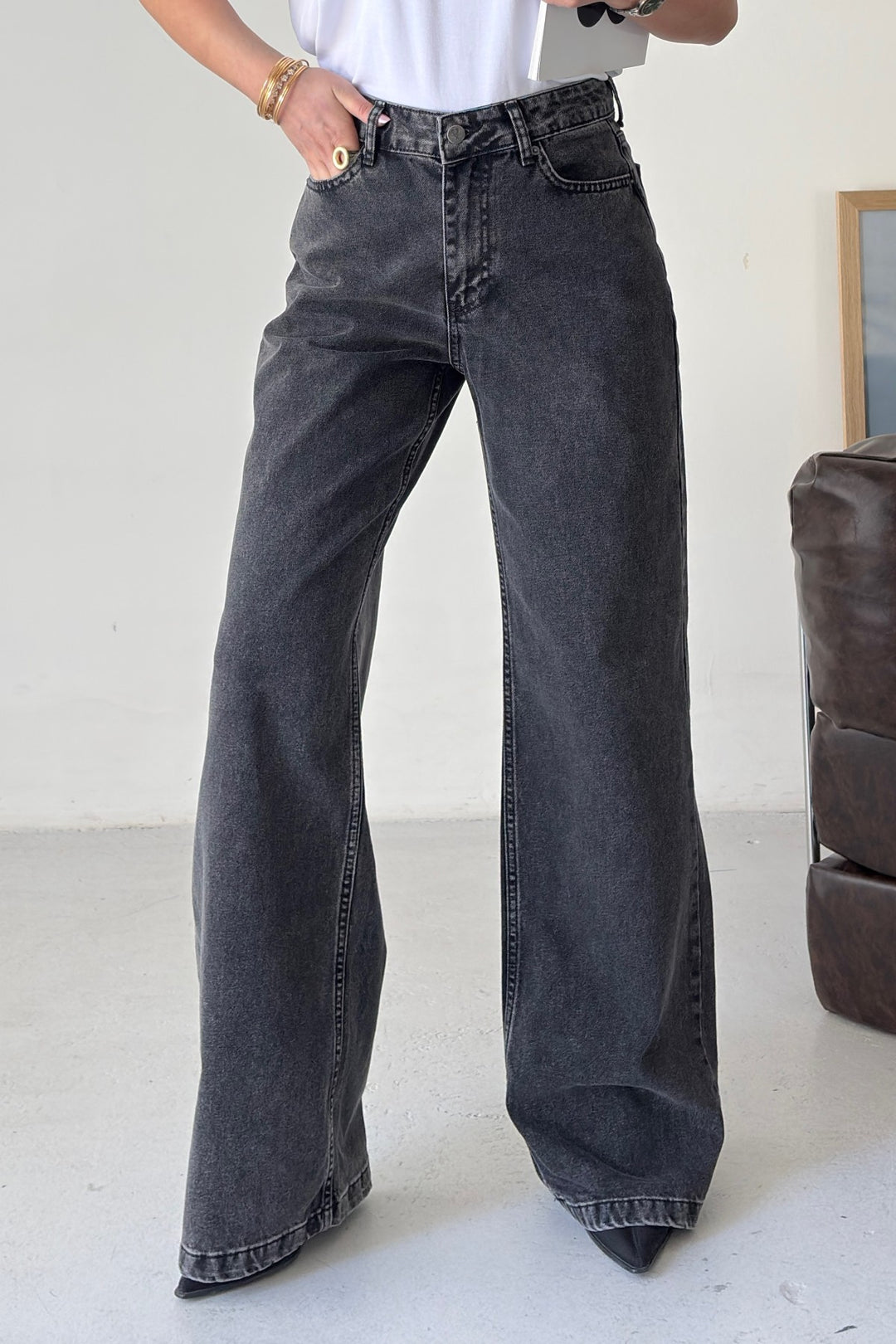 XLJ Wide Leg High Waisted Relaxed Jean 718 - Tarbes