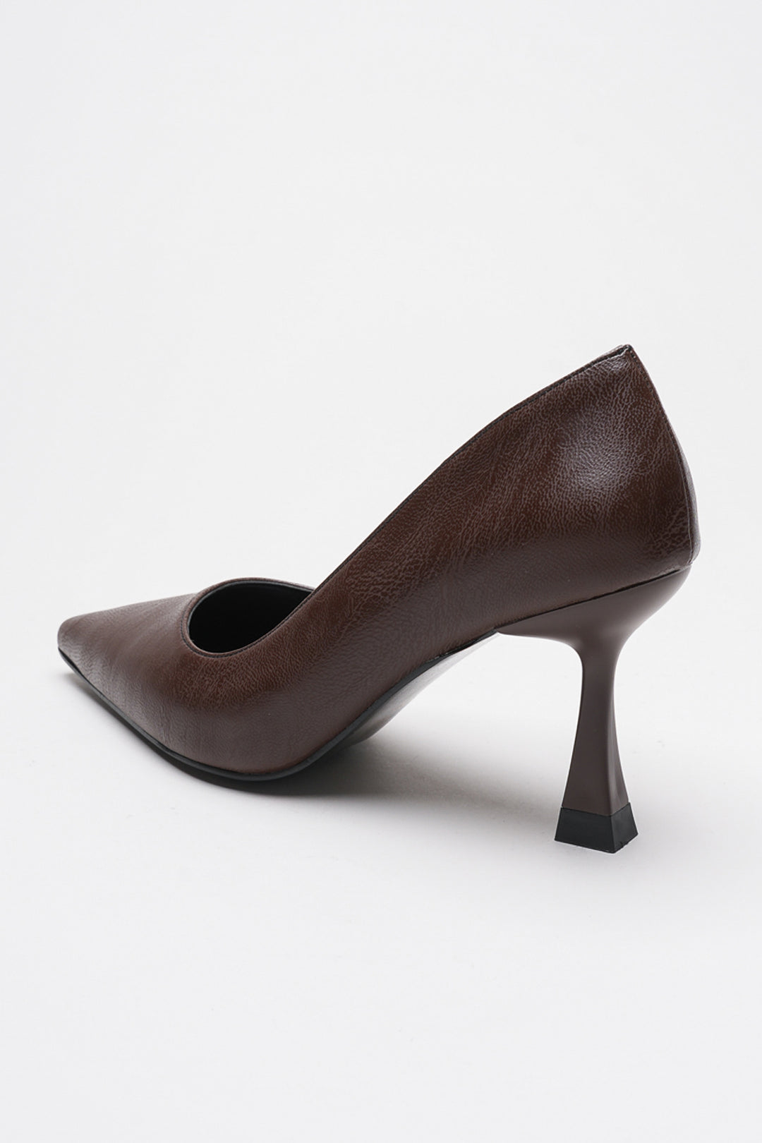 DSM Ernio Coffee Leather High Heel Women's Shoe - South Hill