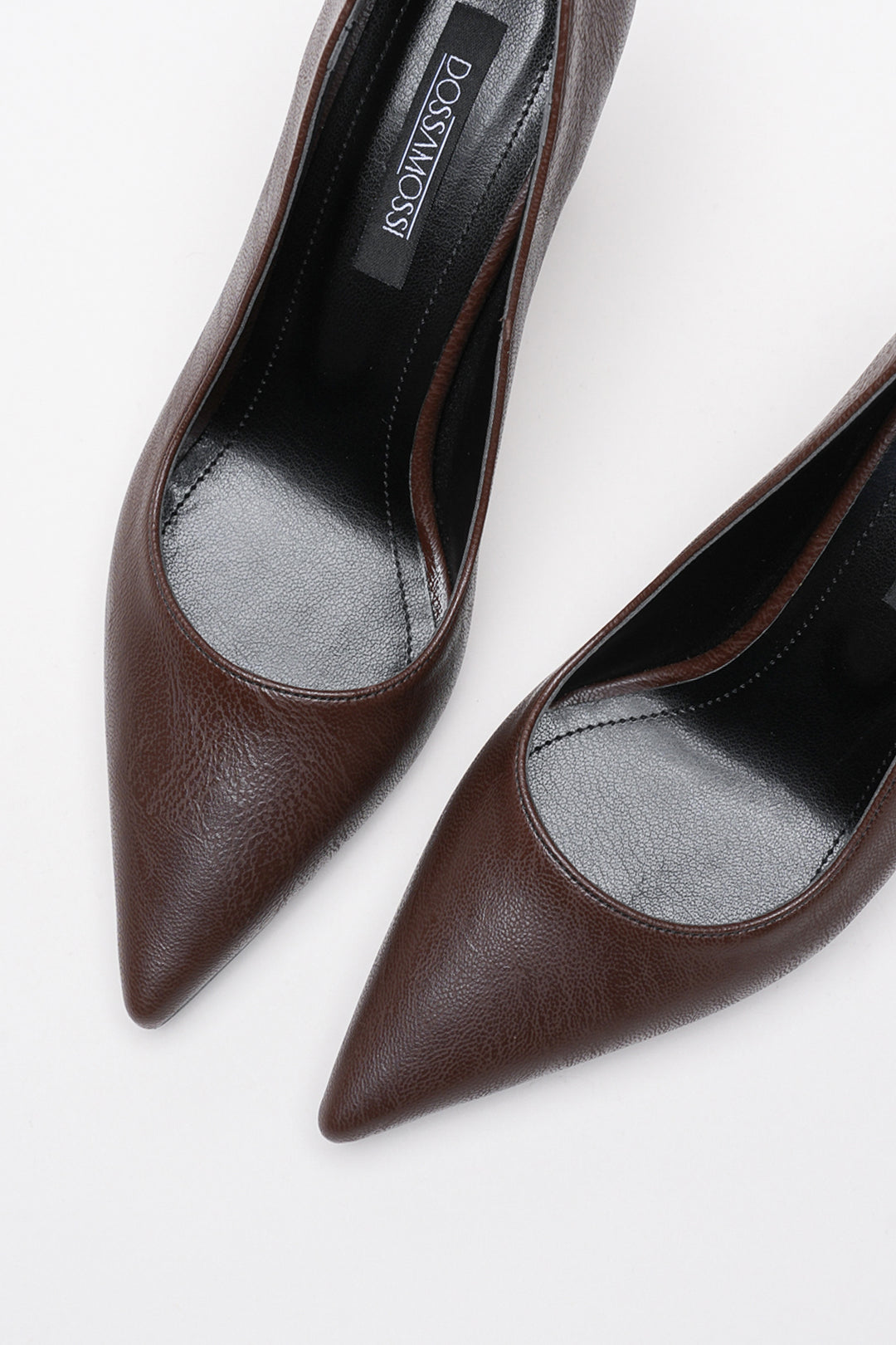 DSM Ernio Coffee Leather High Heel Women's Shoe - South Hill