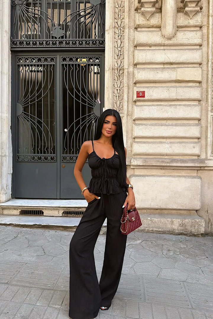 EYY Women Black Pants Suit - Tala