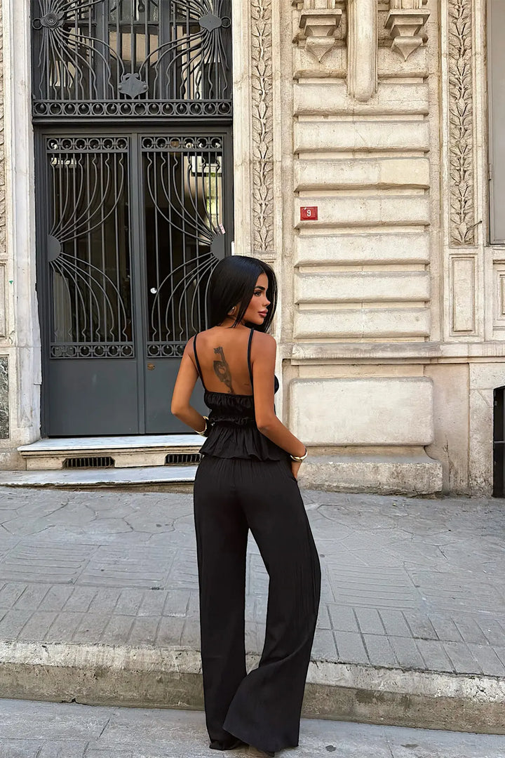EYY Women Black Pants Suit - Tala