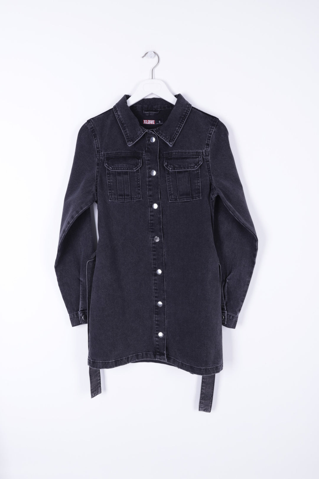 XLJ Denim Dress with Belt and Snap Its - Jesús María