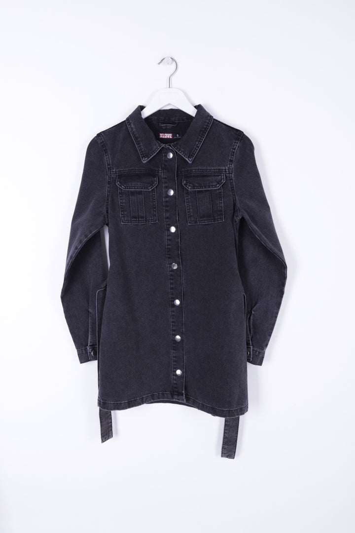 XLJ Denim Dress with Belt and Snap Its - Jesús María