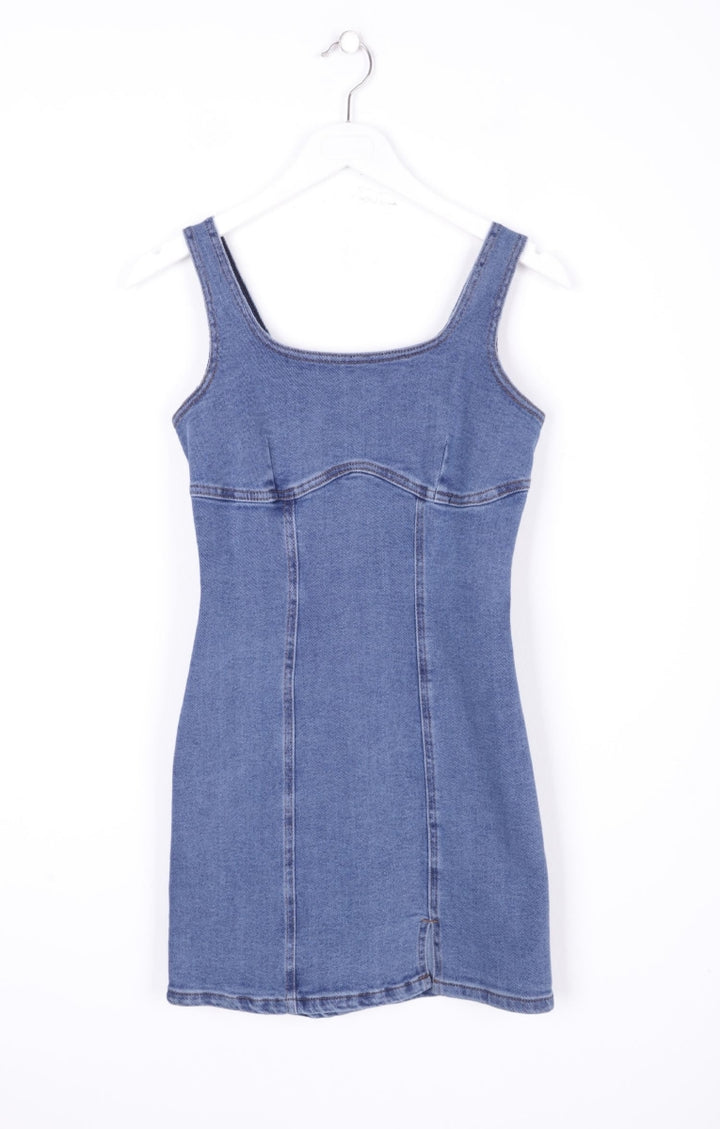 XLJ Short Denim Dress with Zipper - Albufeira
