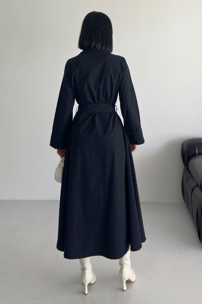 XLJ Buttoned Long Denim Dress - Zográfos