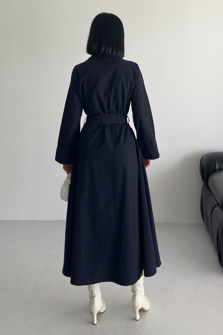 XLJ Buttoned Long Denim Dress - Zográfos