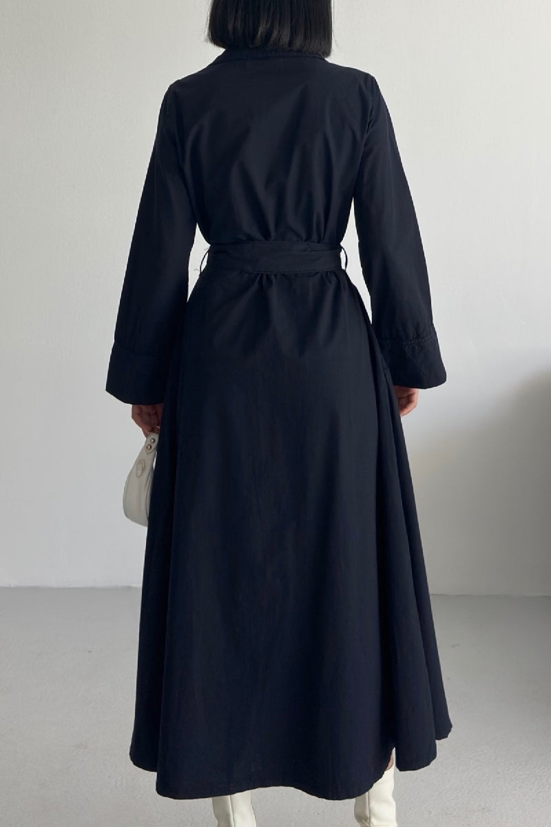 XLJ Buttoned Long Denim Dress - Zográfos