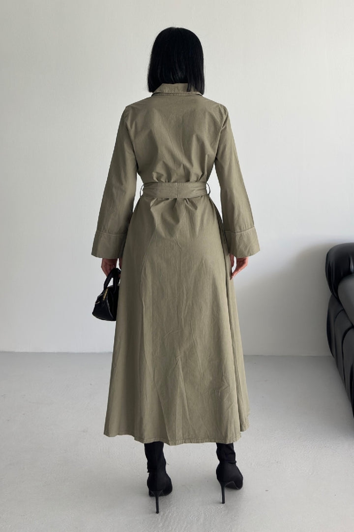 XLJ Buttoned Long Denim Dress - Bridgwater