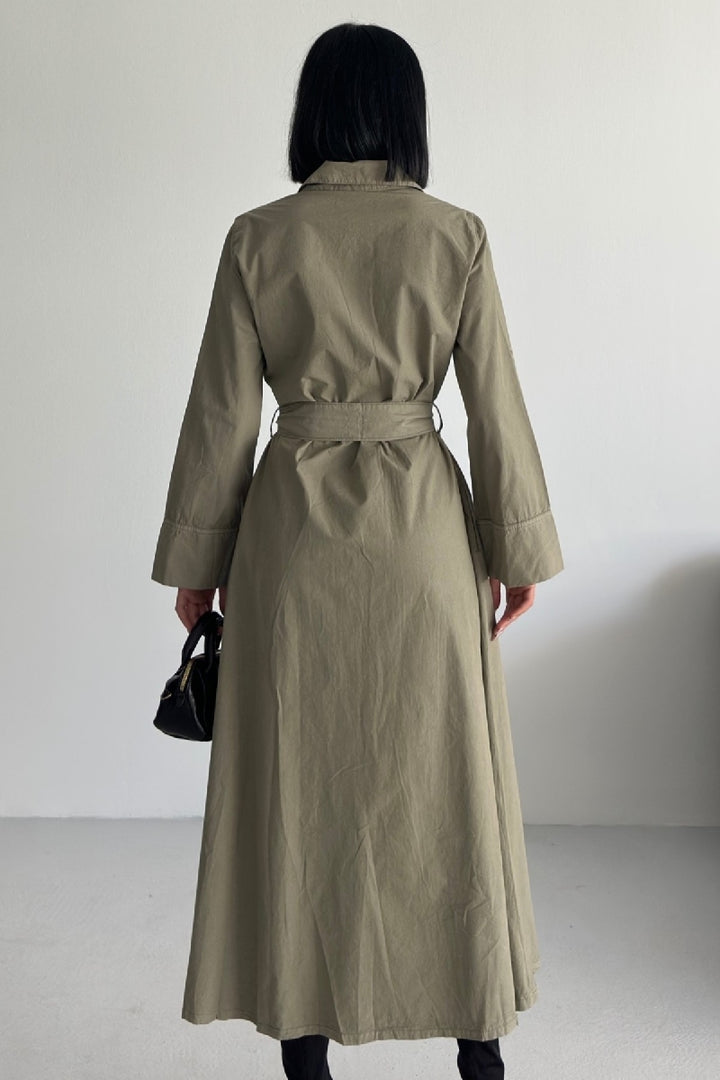 XLJ Buttoned Long Denim Dress - Bridgwater